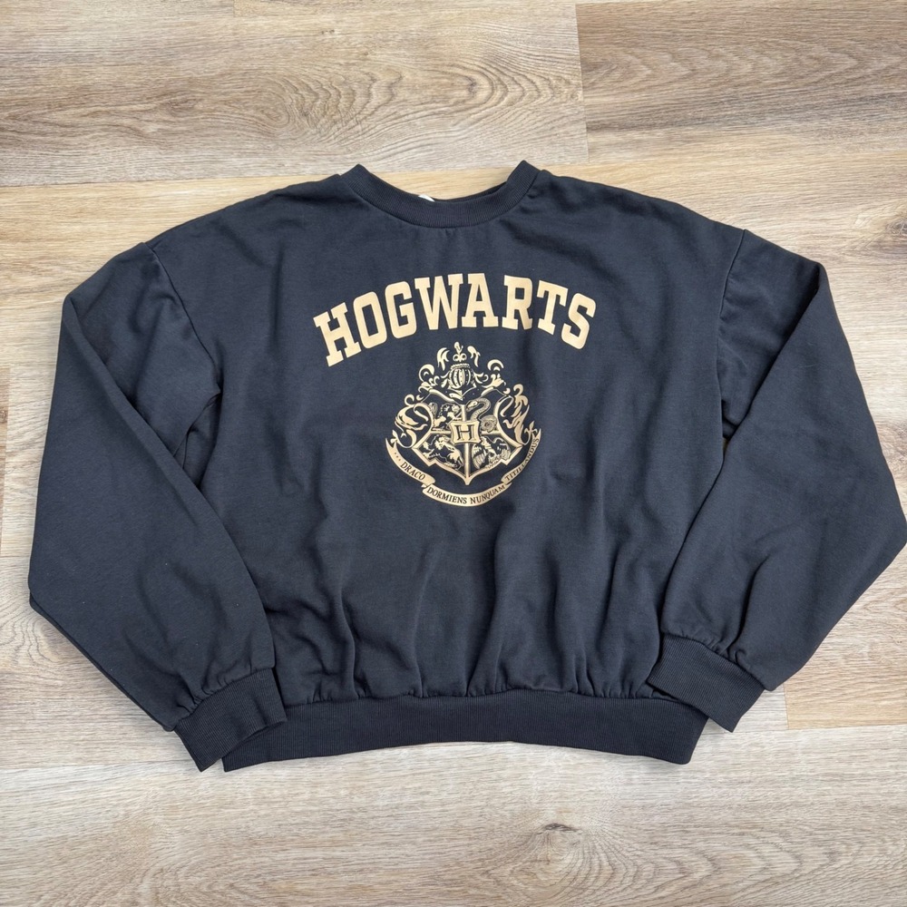 Harry Potter Hogwarts Crest Sweatshirt Youth Size 20-US Youth XL Fantasy H&M